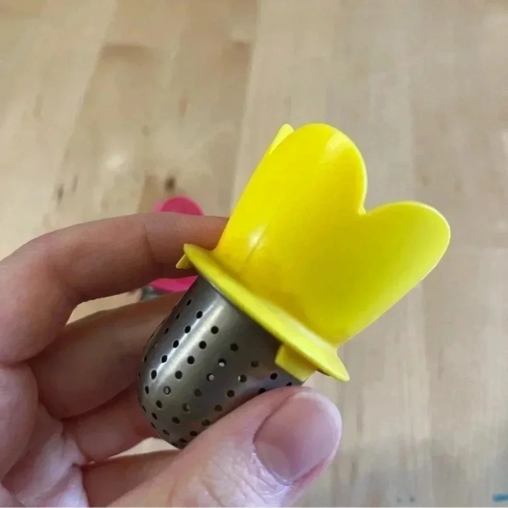 2 IKEA VAGRAT Stainless Steel Floating Basket Tea Infuser Herb Strainer